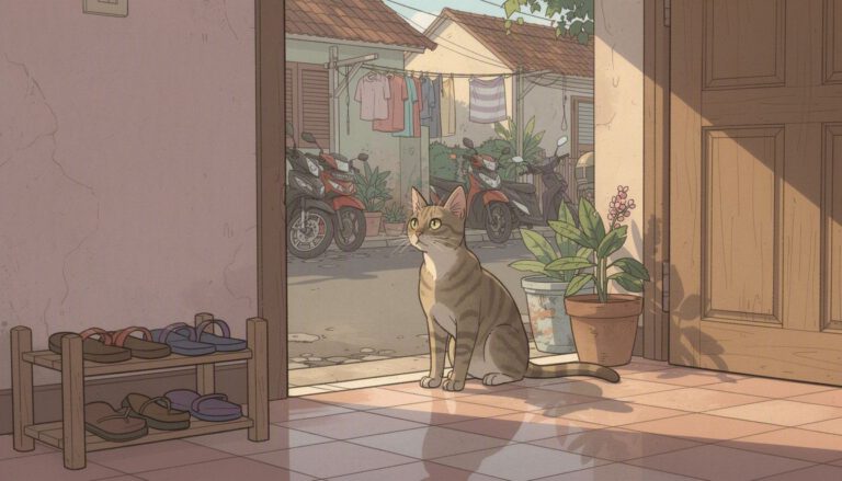 Ketika Kucing Peliharaan Saya Mengira Dirinya Adalah Anjing Penjaga Kompleks Perumahan